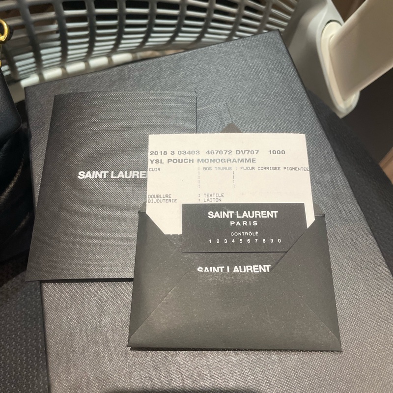 YSL LOULOU TOY BAG 小方胖 黑金-13