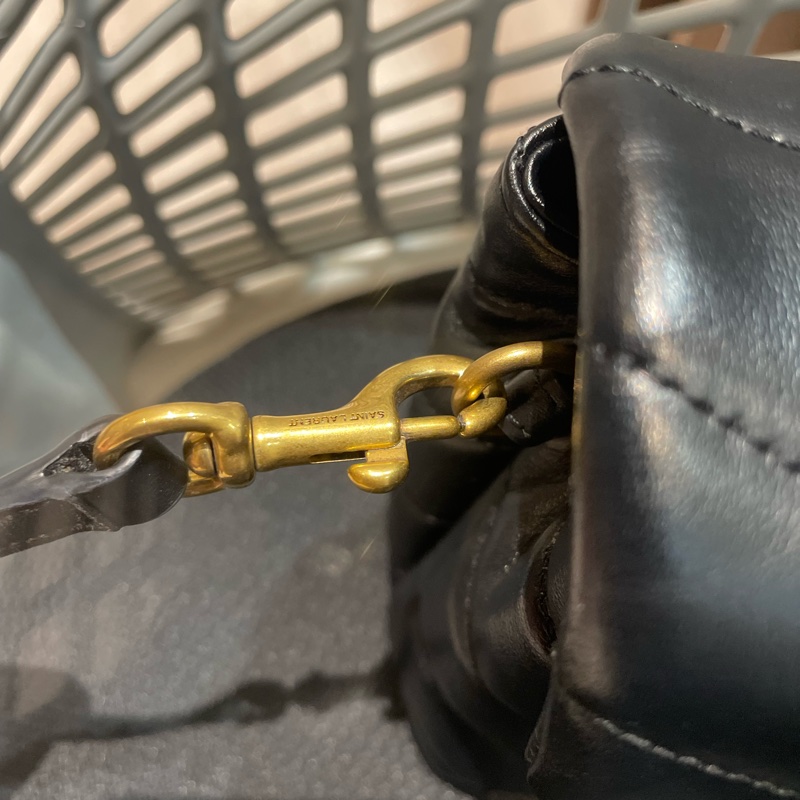 YSL LOULOU TOY BAG 小方胖 黑金-10