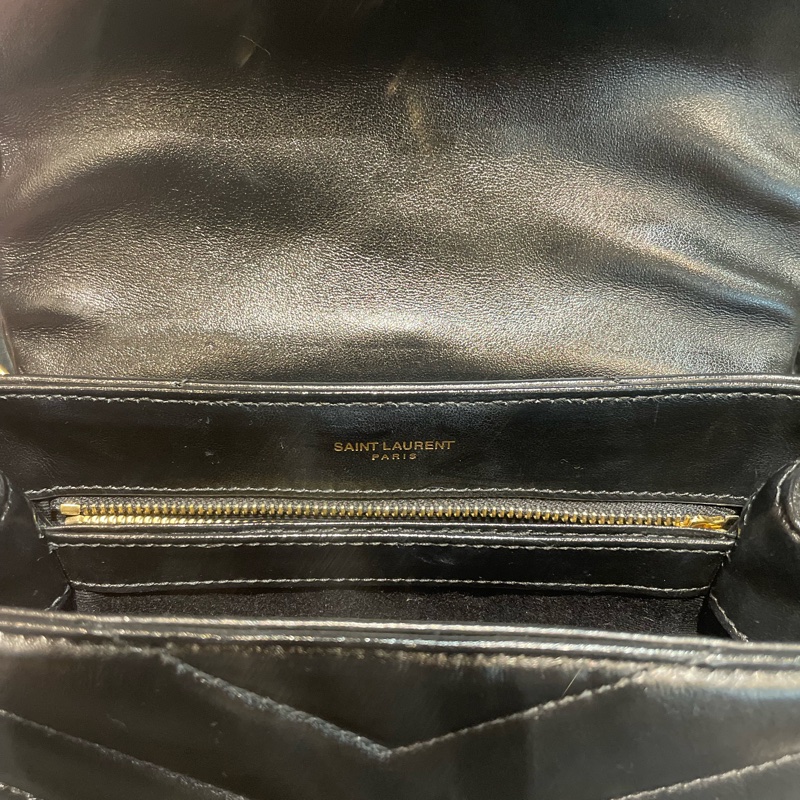 YSL LOULOU TOY BAG 小方胖 黑金-8