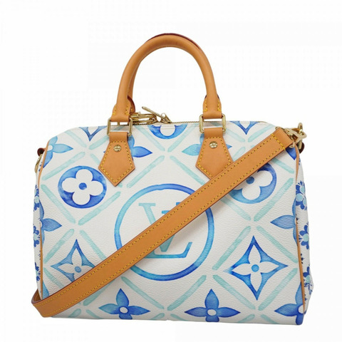 路易威登 手提包 Monogram Tile Speedy Bandouliere 25 M11264 Lagoon 女款 P981542