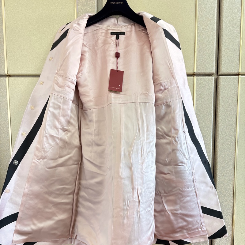 57）全新Shiatzy Chen夏姿正品粉紫色拼接設計背心洋裝 42號 原價45800-5