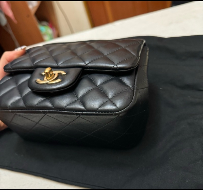 方胖子 coco17 23開 黑金 羊皮 淡金扣-3