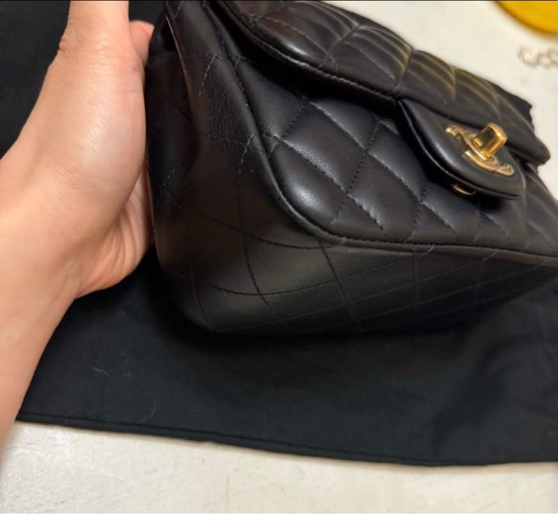 方胖子 coco17 23開 黑金 羊皮 淡金扣-4