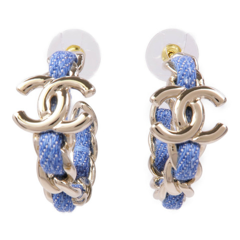 CHANEL 布料/金屬Earrings耳環