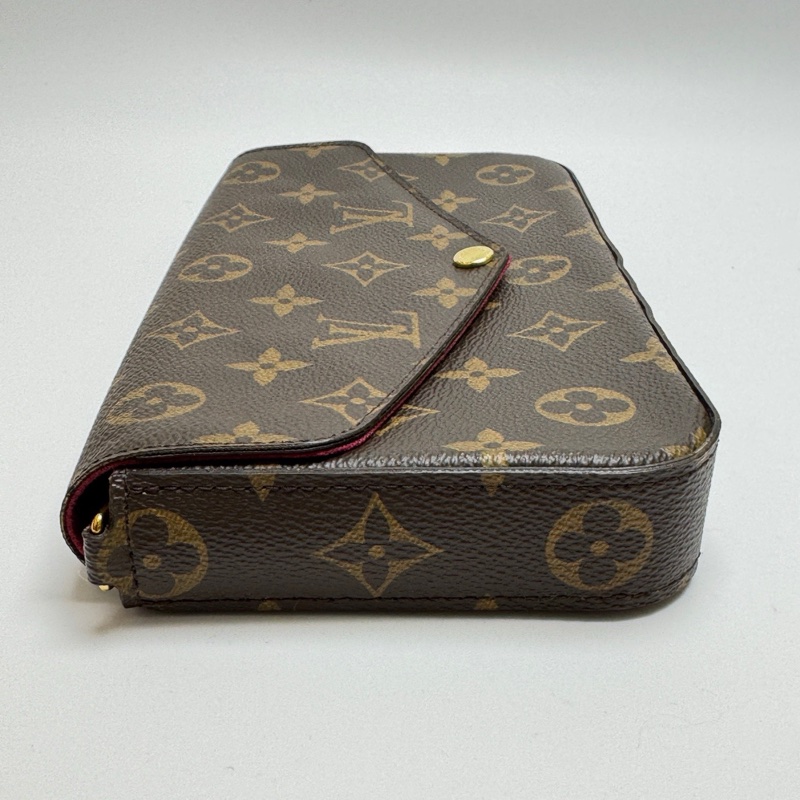 LV路易威登老花三合一鏈條包-3