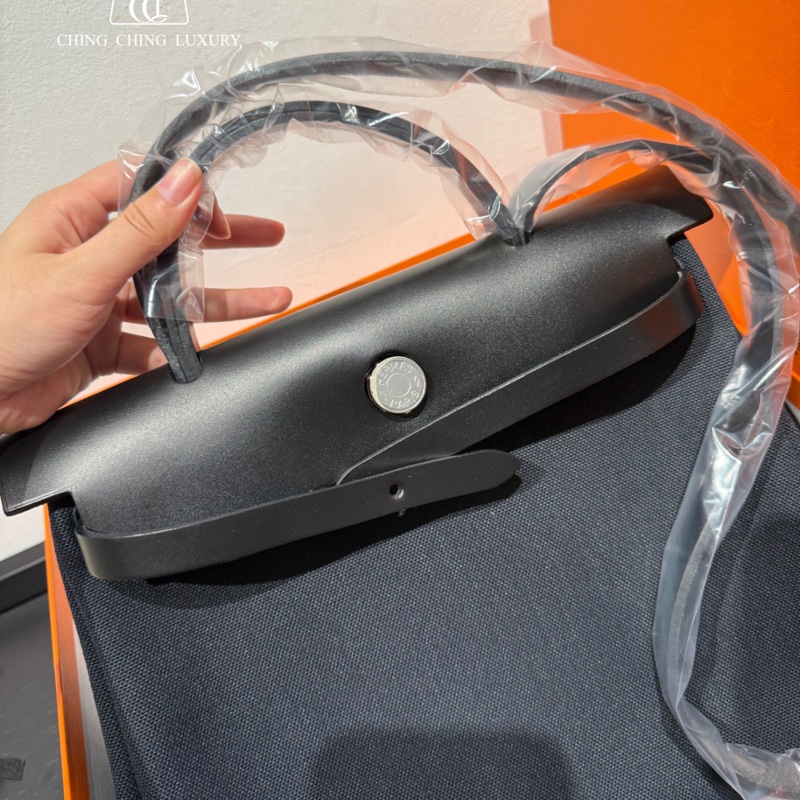 Hermes🌈Herbag 31🧡黑色銀扣🧡全新🌟全套有單🌈-0