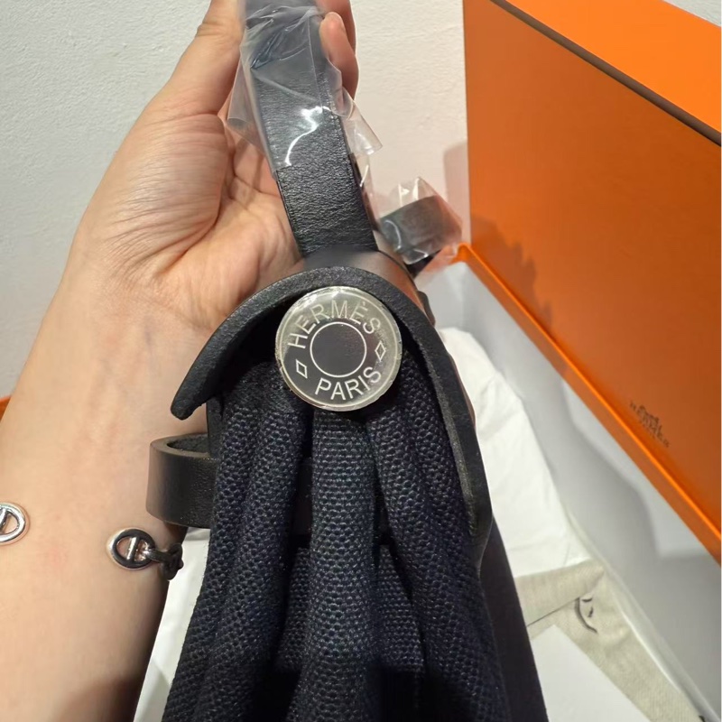 Hermes🌈Herbag 31🧡黑色銀扣🧡全新🌟全套有單🌈-1