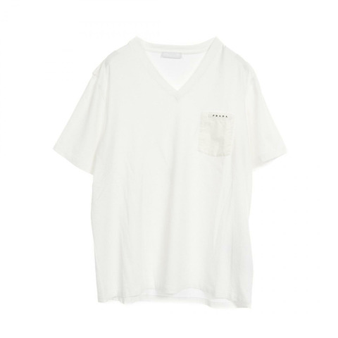PRADA T卹 SJN251 棉 白色 二手 男女通用