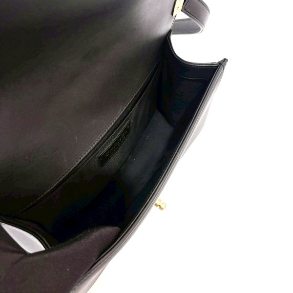 CHANEL包包 黑小牛皮金釦BOY25  A67086-5