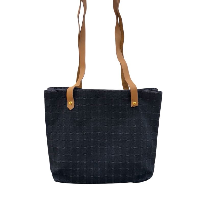 Hermès 斜背雙子星牛仔布包-0