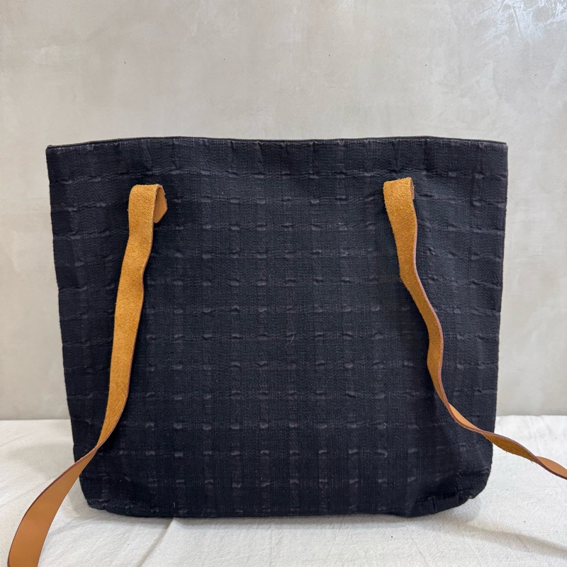 Hermès 斜背雙子星牛仔布包-3