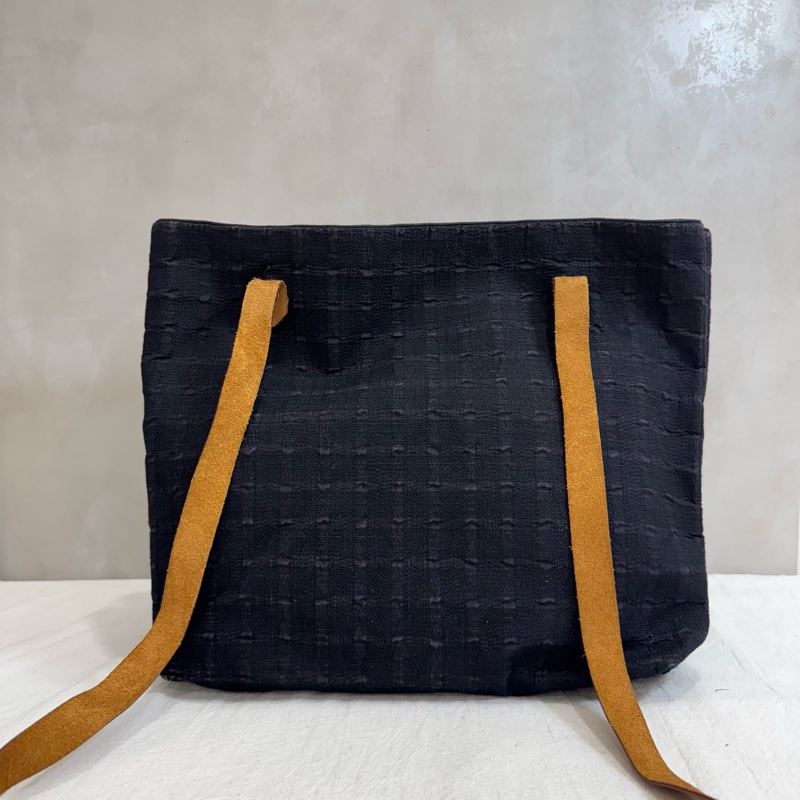 Hermès 斜背雙子星牛仔布包-4