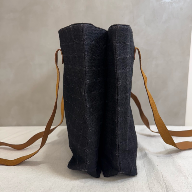 Hermès 斜背雙子星牛仔布包-6