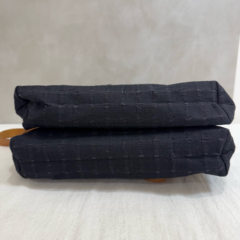 Hermès 斜背雙子星牛仔布包-7