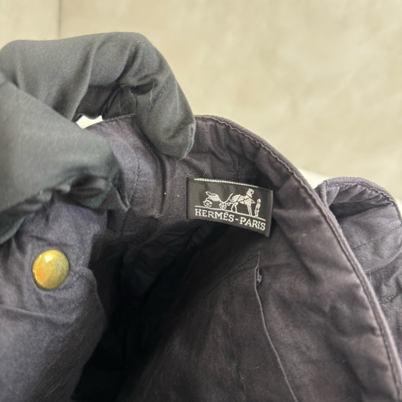 Hermès 斜背雙子星牛仔布包-10