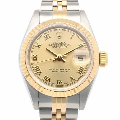 勞力士 Datejust Oyster Perpetual 手錶 不鏽鋼 69173 自動上鍊 女款 ROLEX U-Series 1997 型號 羅馬數字 已修