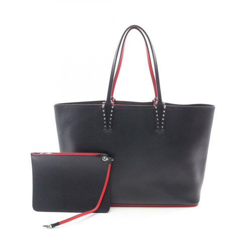 Christian Louboutin Cabata 手提包 單肩包 1175113 皮革 黑色 二手 女士