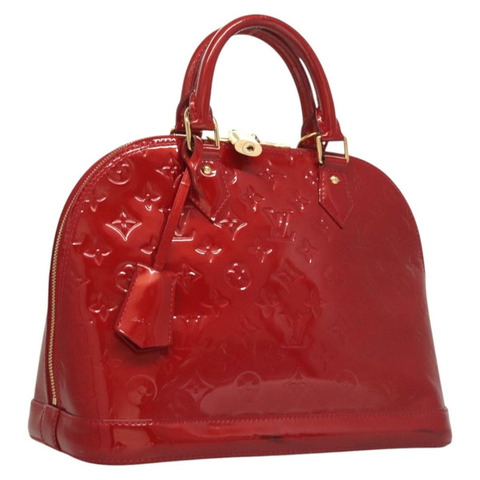 路易威登 Monogram Vernis Alma 小號手袋紅色 Slys M90169 LV 正品 117894