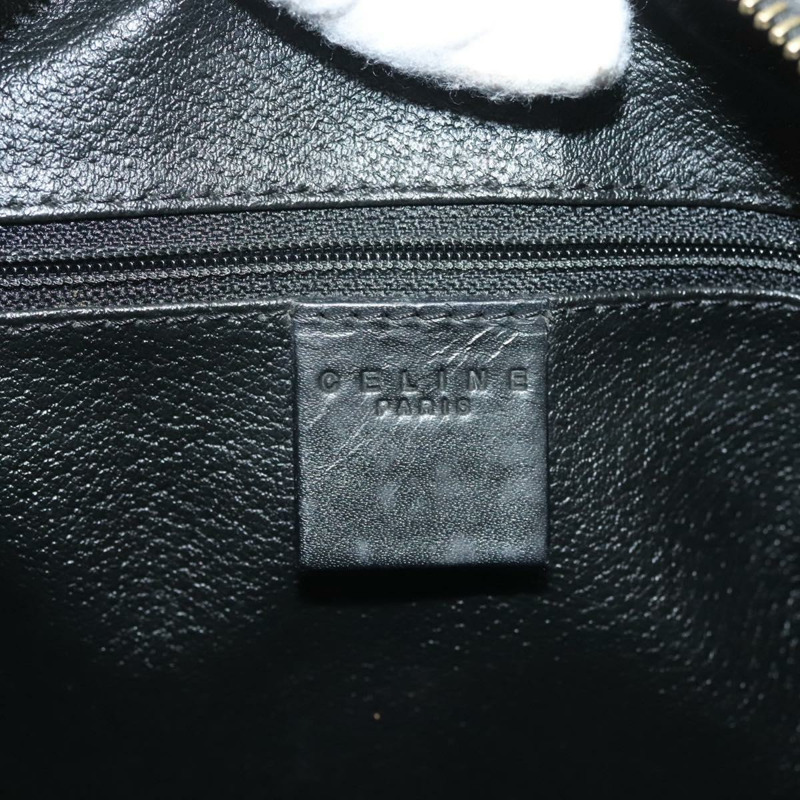 【日本直送】CELINE Macadam 帆布波士頓包 PVC 皮革 黑金色 正品 am8780V-15