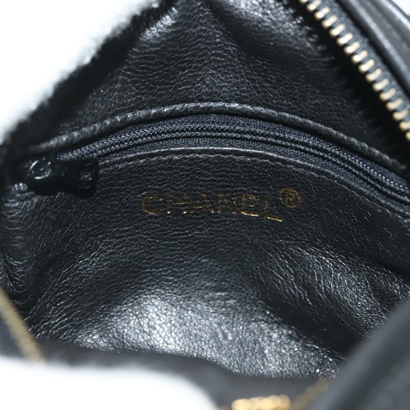 【日本直送】香奈兒 Matelasse COCO Mark 單肩包 緞面黑金 CC 正品 BA3613-14