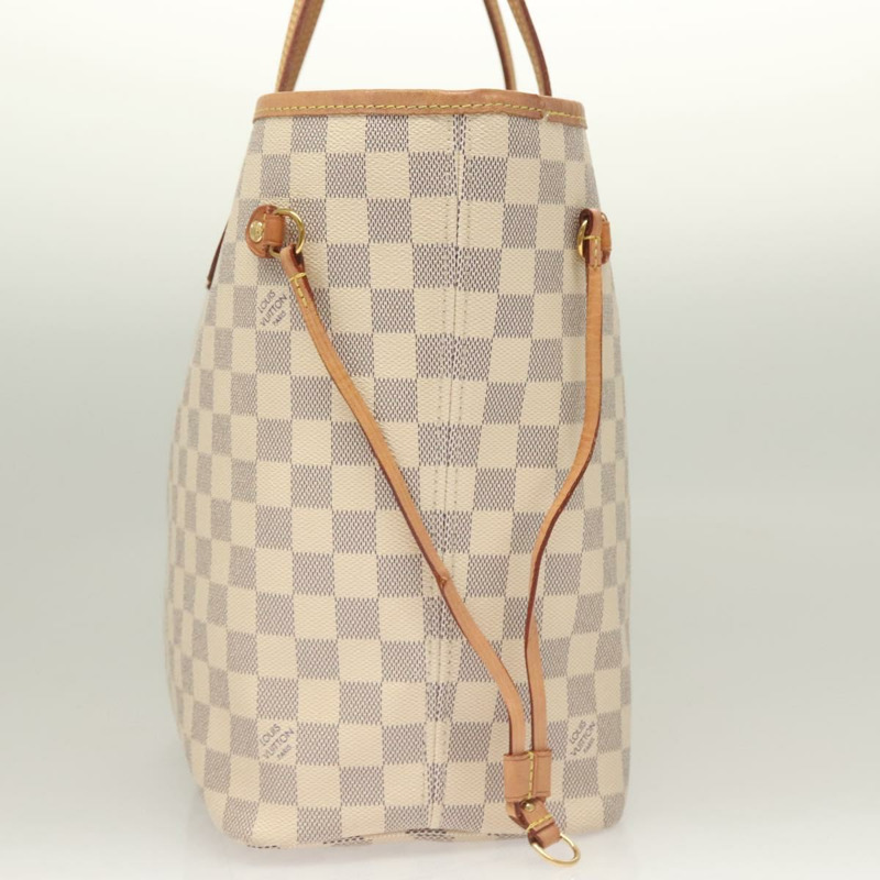 【日本直送】路易威登 Damier Azur Neverfull 中型手提包 N41605 LV 正品 118906-3