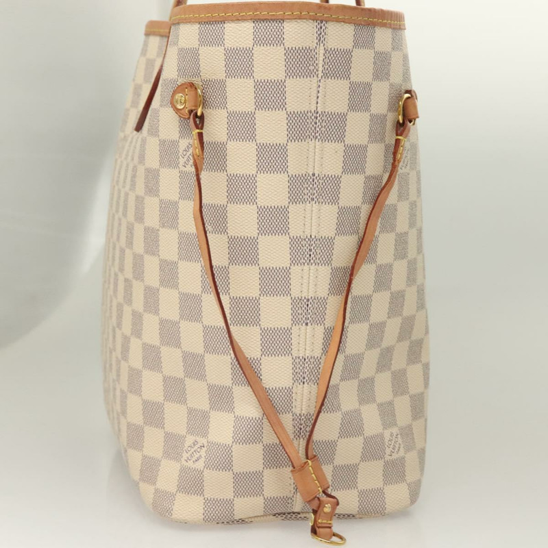 【日本直送】路易威登 Damier Azur Neverfull 中型手提包 N41605 LV 正品 118906-4