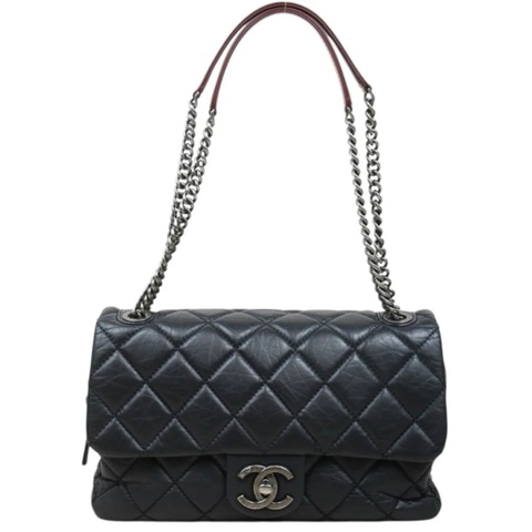 「JL精品代購」97新 Chanel 香奈兒 牛皮cf jumbo