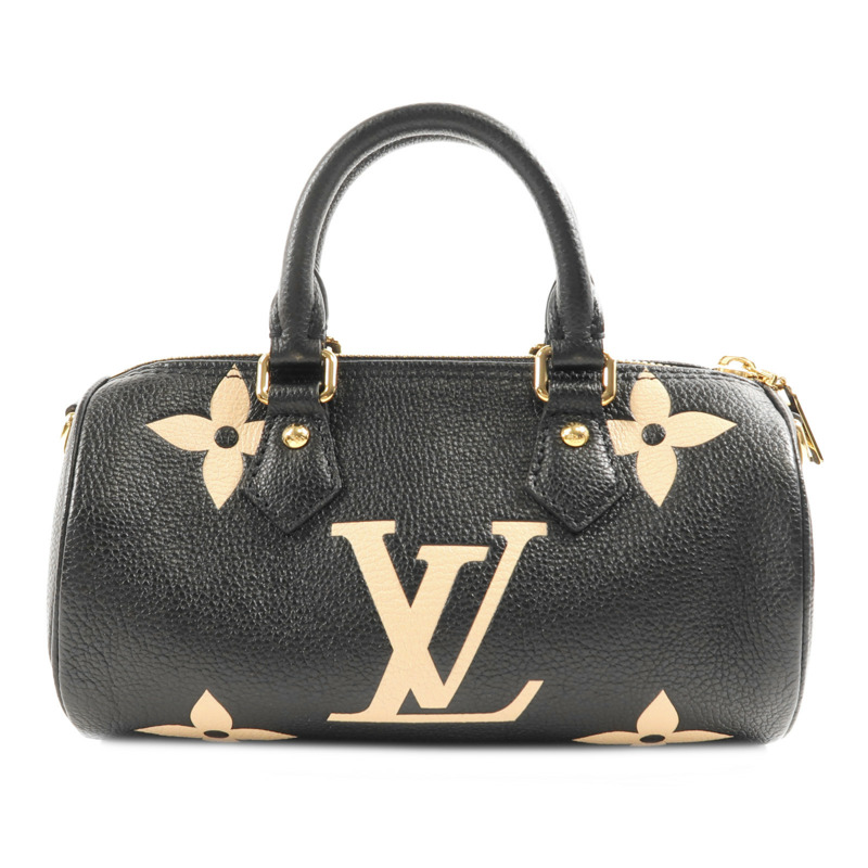 LOUIS VUITTON Monogram Empreinte Papillon BB金扣手挽肩背兩用袋-0