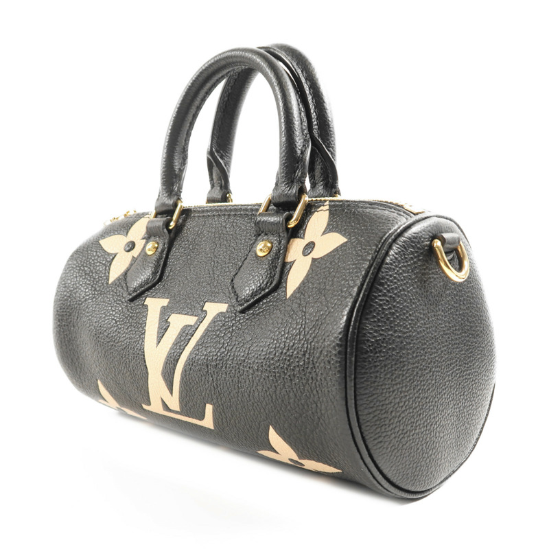 LOUIS VUITTON Monogram Empreinte Papillon BB金扣手挽肩背兩用袋-1