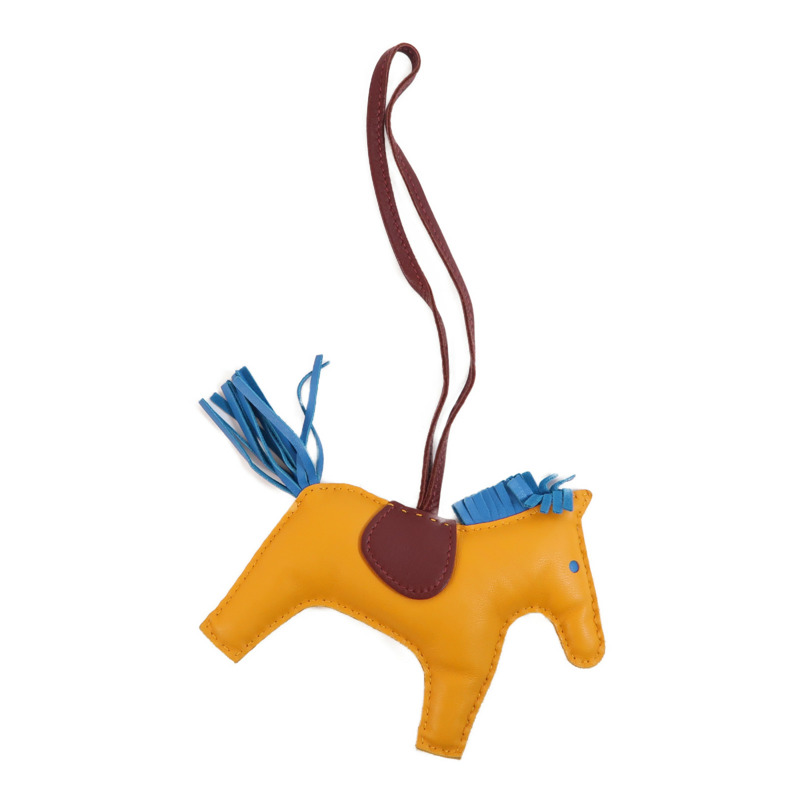 HERMES Swift皮革Rodeo MM掛飾-3