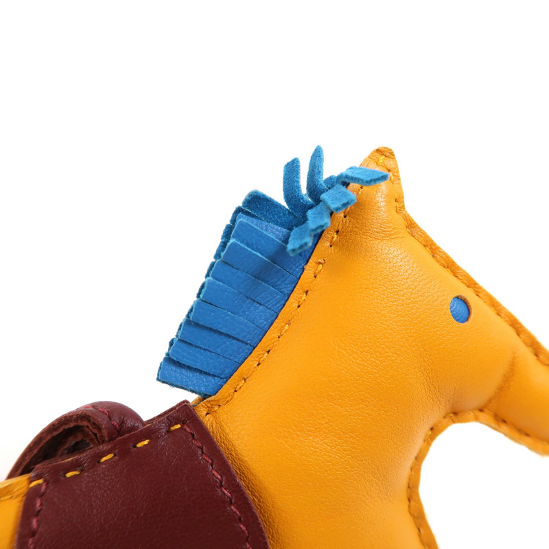 HERMES Swift皮革Rodeo MM掛飾-4