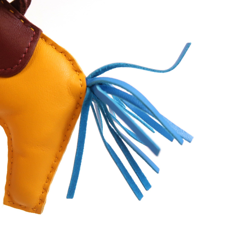 HERMES Swift皮革Rodeo MM掛飾-5