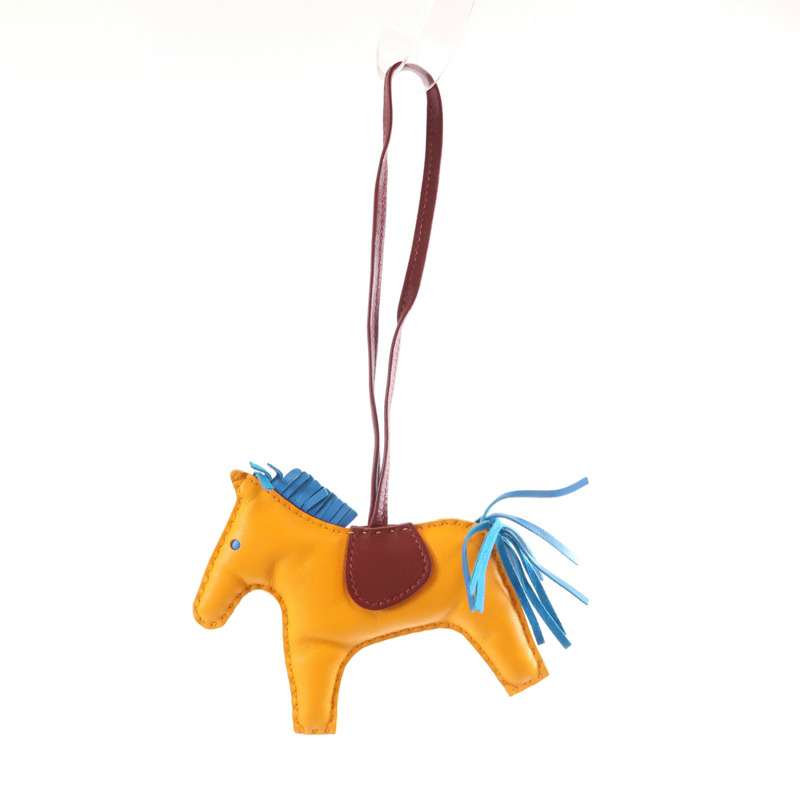 HERMES Swift皮革Rodeo MM掛飾-8