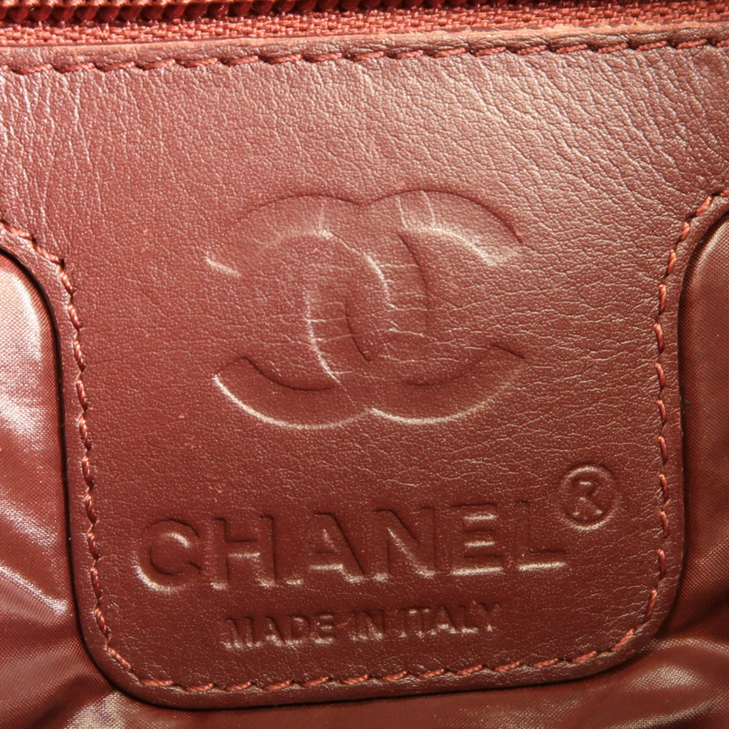 CHANEL 尼龍CoCo Cocoon銀扣肩背袋-5