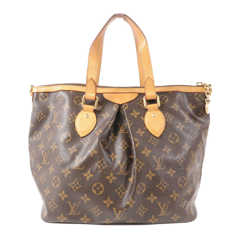 LOUIS VUITTON Monogram Palermo PM金扣手挽肩背兩用袋-1