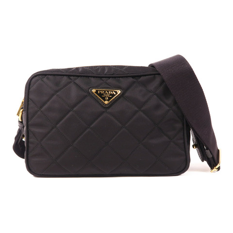 PRADA 尼龍Camera Bag金扣肩背袋