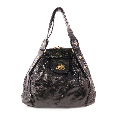 MARC JACOBS 漆皮皮革Shoulder Bag金扣肩背袋