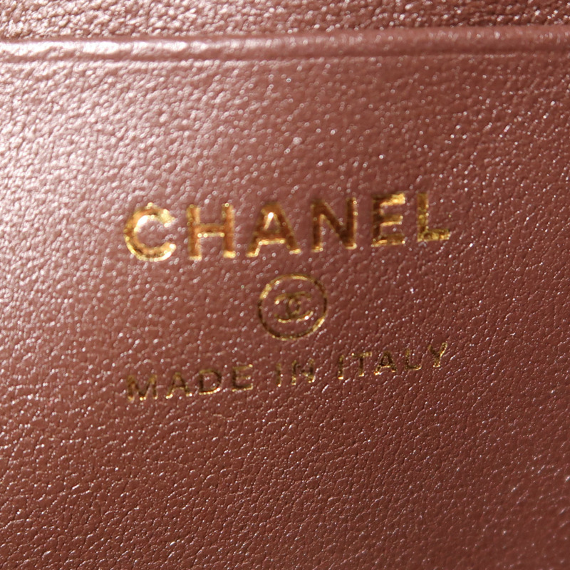 CHANEL 羊皮皮革Mini Backpack金扣背包-5