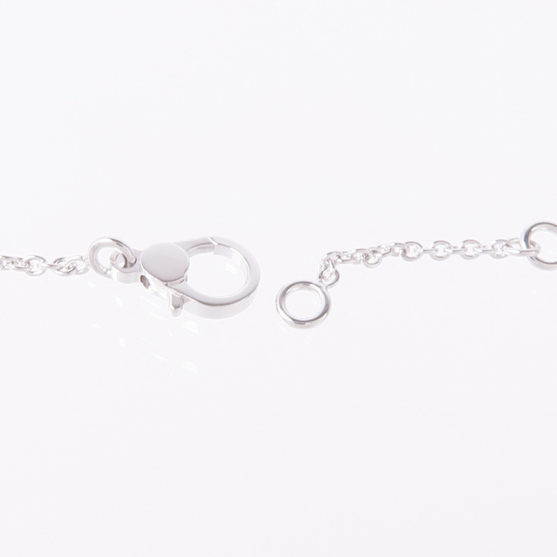 HERMES 18K白金Finesse Pendant鑽石項鍊-4