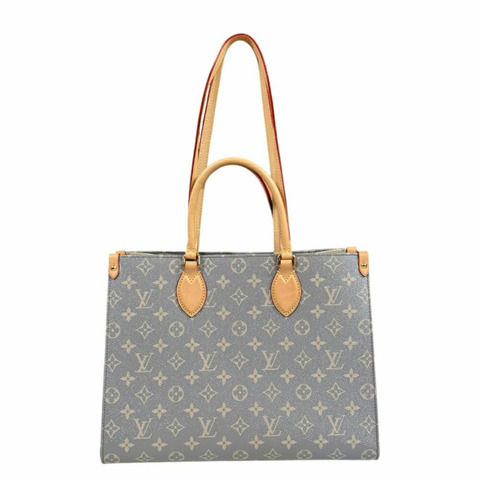 Louis Vuitton On the Go MM Monogram 肩背包 帆布 M12415 灰色 女款包 LOUIS VUITTON 2way