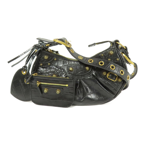 BALENCIAGA 牛皮皮革Neo Classic Mini金扣肩背袋
