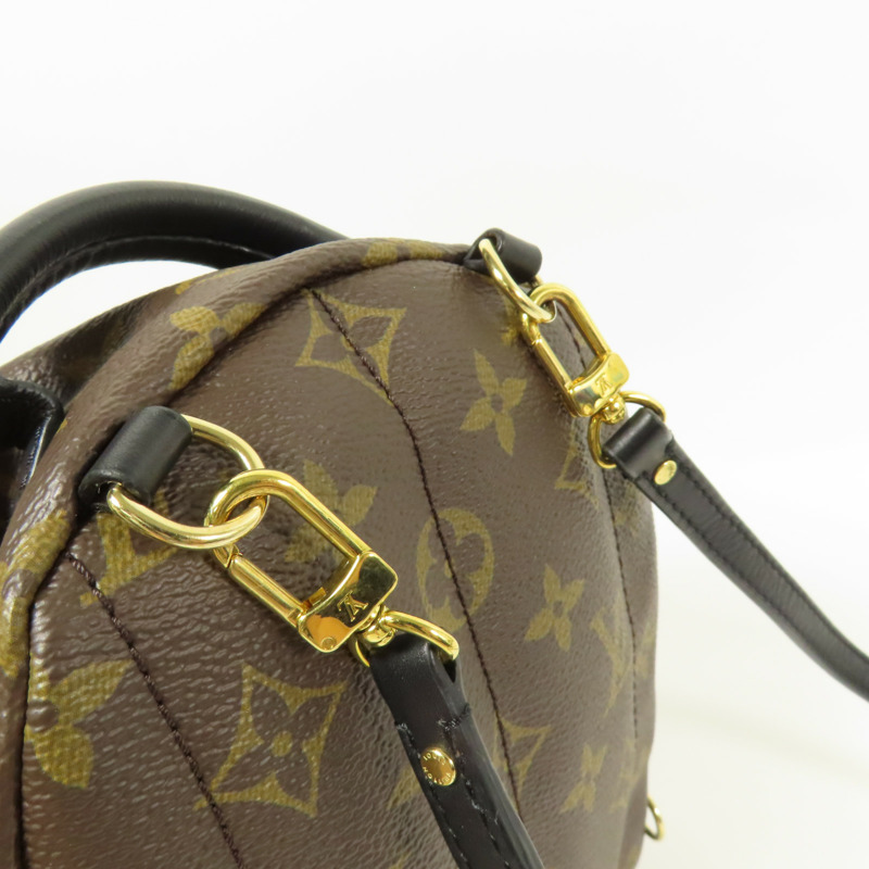 LOUIS VUITTON Monogram Palm Springs Mini金扣背包-9