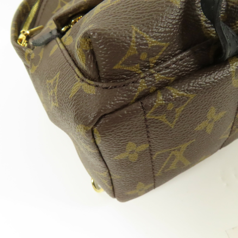 LOUIS VUITTON Monogram Palm Springs Mini金扣背包-11