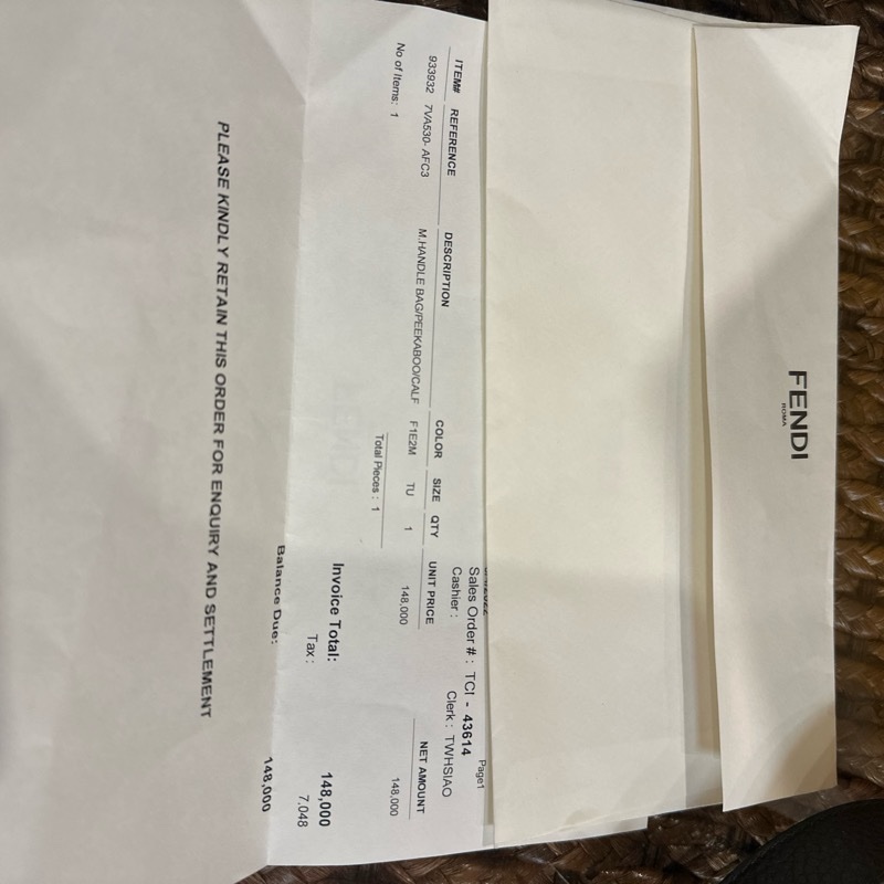 Fendi peekabooISEEU 迷你款 小牛皮斜背/手提包(深灰色)-0