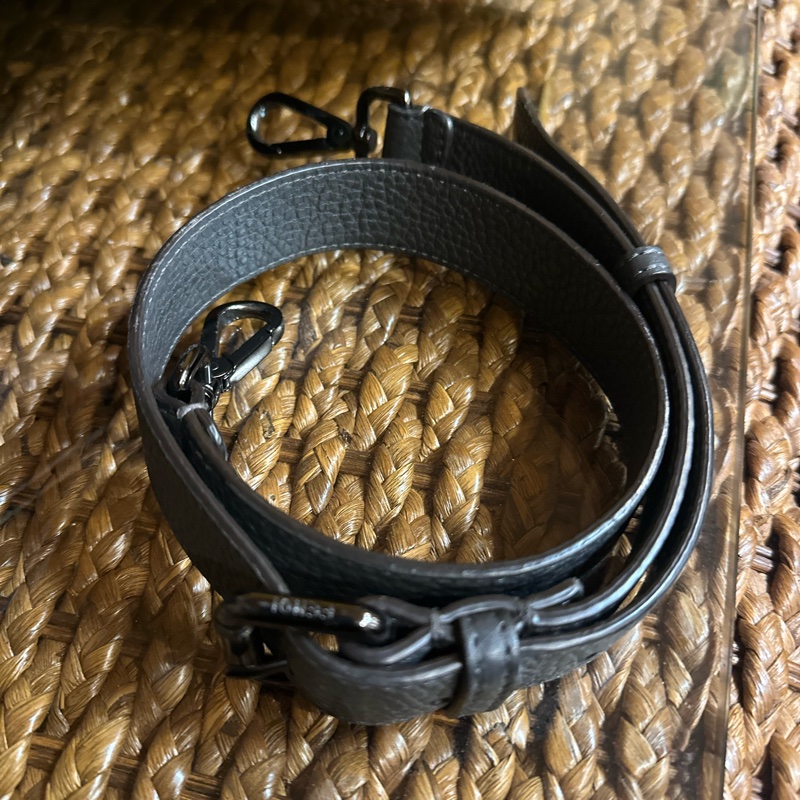 Fendi peekabooISEEU 迷你款 小牛皮斜背/手提包(深灰色)-12