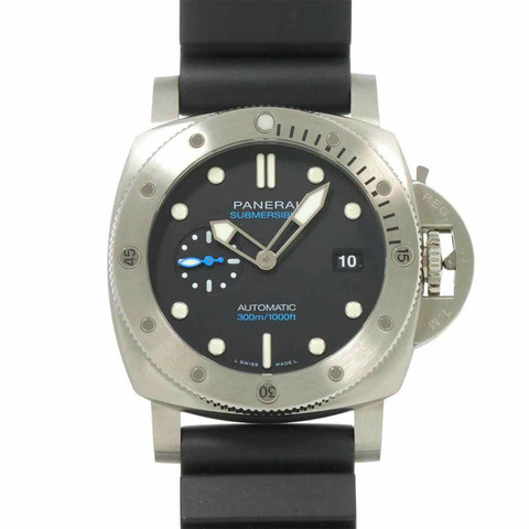 沛納海 PANERAI Submersible Quaranta Quattro PAM01229 男士手錶 日期 黑色 自動上鍊