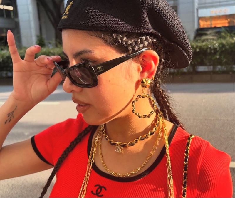 Chanel 黑窄款墨鏡Sunglasses Eyewear Black Small(最後降價)-1