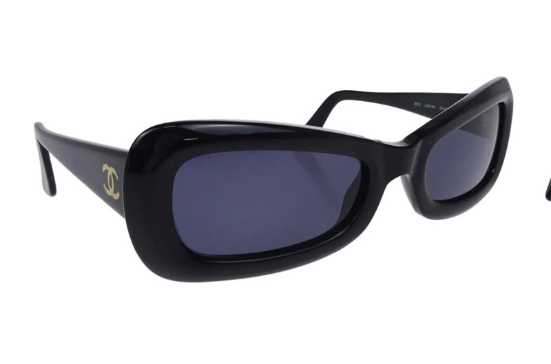 Chanel 黑窄款墨鏡Sunglasses Eyewear Black Small(最後降價)-6