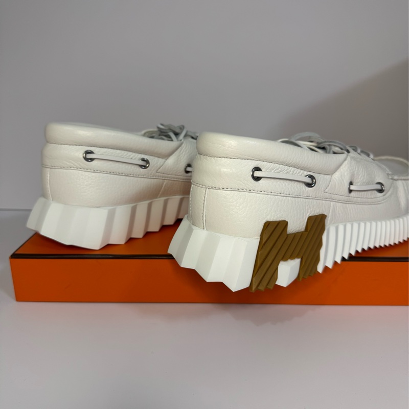 HERMES 全新全皮休閒鞋 42.5 號 僅穿過2-3次 比專櫃便宜-13