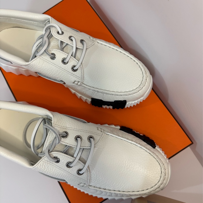 HERMES 全新全皮休閒鞋 42.5 號 僅穿過2-3次 比專櫃便宜-15